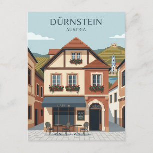 Dürnstein Café Facade Austria Postcard