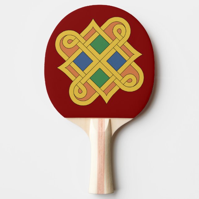 Durrow Knotwork 2016 Ping Pong Paddle (Front)