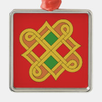 Durrow Knotwork 2016 Red and Green