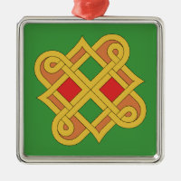Durrow Knotwork 2016 Red and Green