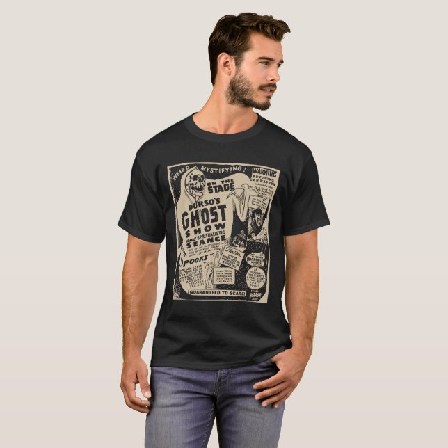Durso's Ghost Show - Vintage Spook Show T-Shirt (Front Full)