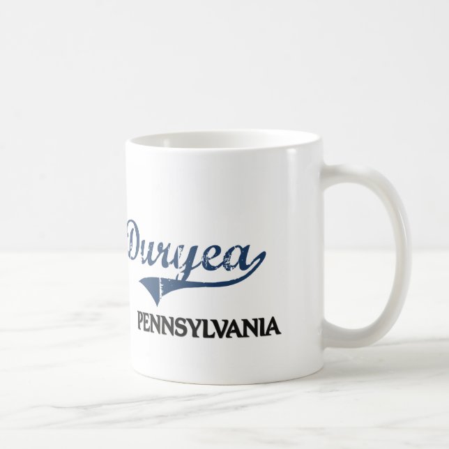Duryea Pennsylvania City Classic Coffee Mug (Right)