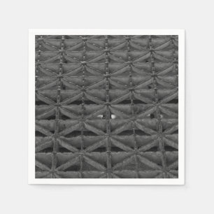 Dusable Bridge Abstract Grayscale Napkin