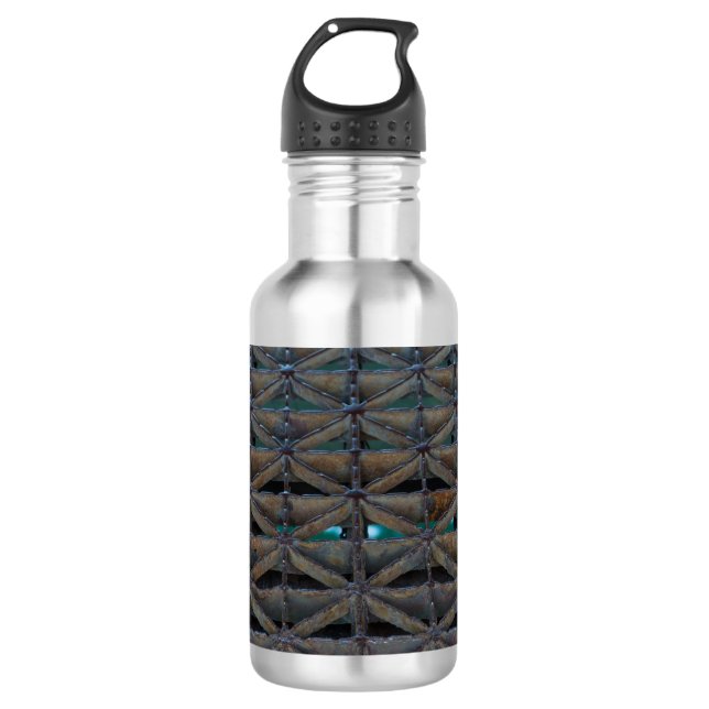 Dusable Bridge Abstract Water Bottle (Front)
