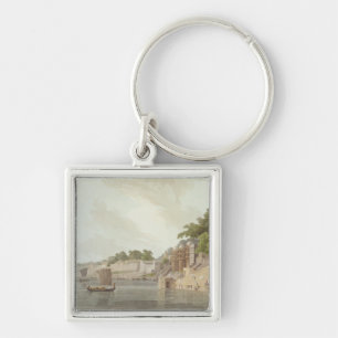 Dusasumade Gaut, at Benares on the River Ganges, f Keychain