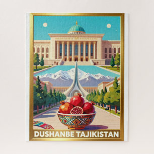 Dushanbe Tajikistan Mountain Travel Jigsaw Puzzle