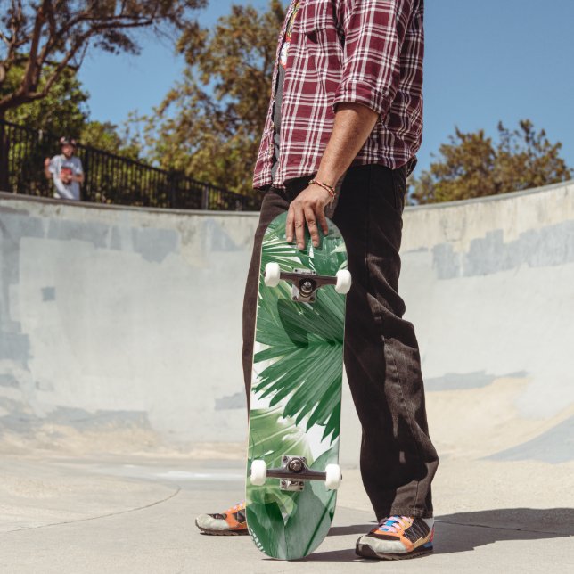 Dushi Jungle Bliss #1 #tropical #decor #art Skateboard (Outdoor 2)