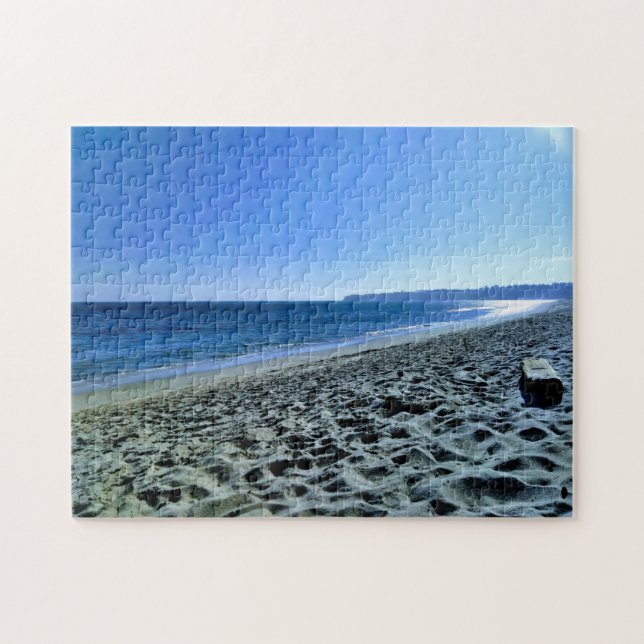 Dusk at Malibu Beach Jigsaw Puzzle (Horizontal)