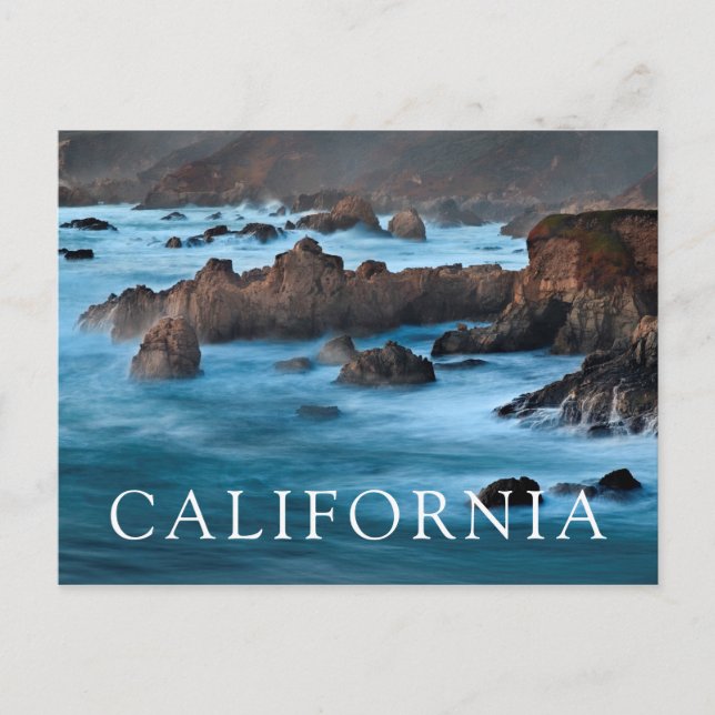 Dusk At Soberanes Cove Postcard (Front)