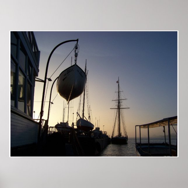 Dusk Boats Poster (Front)