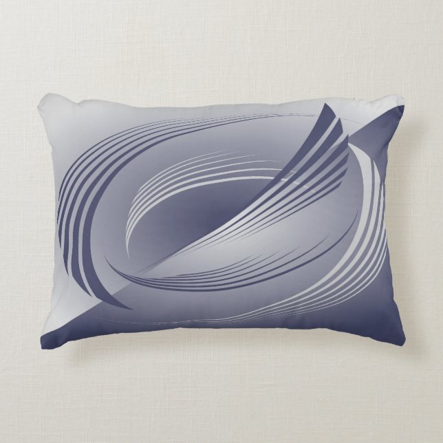 Dusk feathers accent pillow (Front)