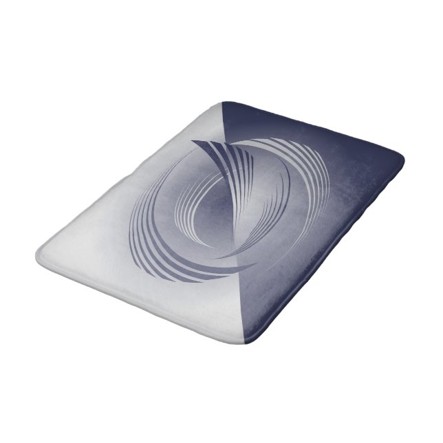 Dusk feathers bath mat (Angled)