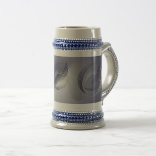 Dusk feathers beer stein