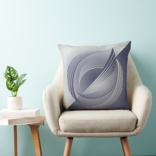 Dusk feathers throw pillow