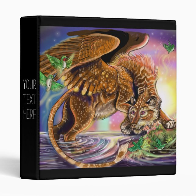 Dusk Hunter Flying Cat Binder (Front/Spine)