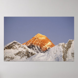 Dusk in Mount Everest, Nepal Poster