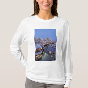 Dusk on Bell Harbour in Seattle, Washington. T-Shirt