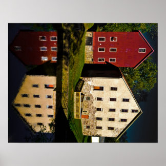 Dusk on the Canal Poster