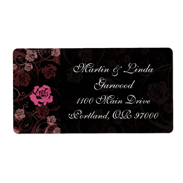Dusk Romance Shipping Label v4 (Front)