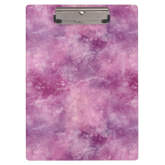 Dusk Rose Galaxy Series Design 2  Clipboard (Front)