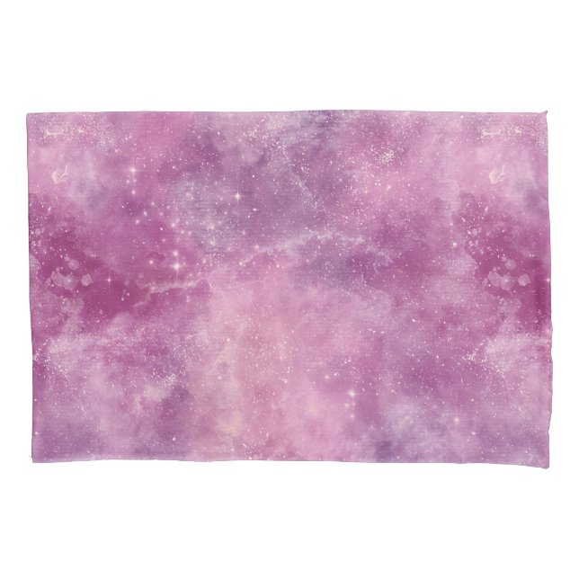 Dusk Rose Galaxy Series Design 2  Pillowcase (Front-Left)