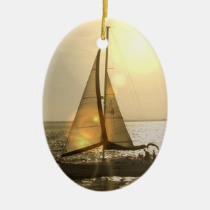Dusk Sailing Ornament