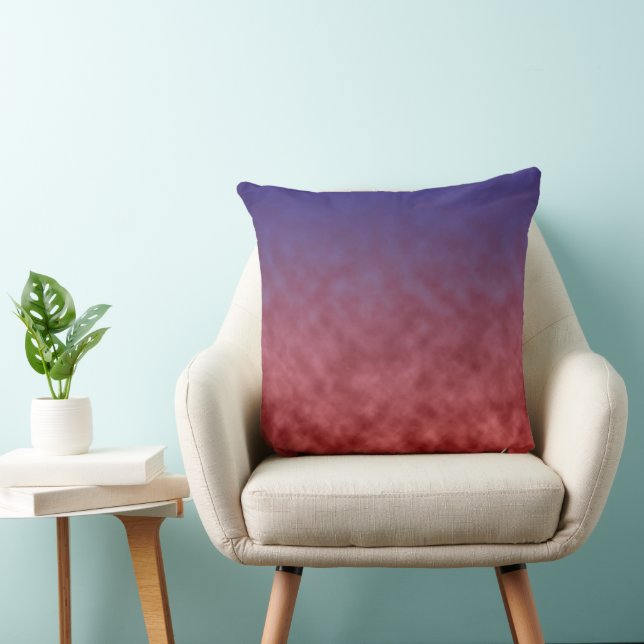 Duskstatic Throw Pillow (Chair)