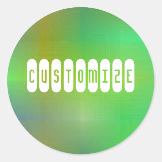 Dusky Colour II - Template Classic Round Sticker