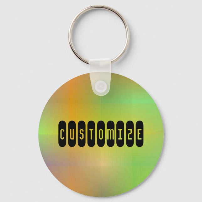 Dusky Colour V - Template Keychain (Front)