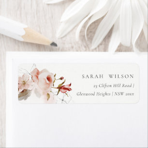 Dusky Fall Marsala Blush Floral Wreath Mariage