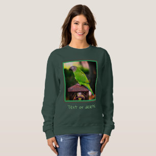 Dusky Headed Conure Parrot Personalized Sweatshirt