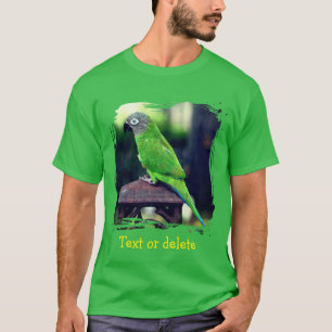 Dusky Headed Conure Parrot Personalized T-Shirt