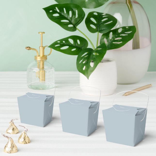 Dusky Light Winter Blue - Favour Boxes (Multiple)