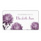 Dusky Purple Aster Bookplate Labels