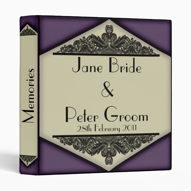 Dusky Purple Vintage, binder (Front/Spine)
