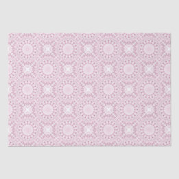 Dusky Rose Confetti Lace Diamond Tile Craft Tissue Paper