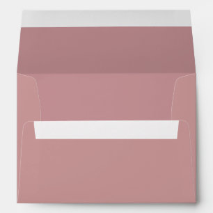Dusky Rose Pink Mauve 5x7 A7 Inside Colour Envelopes