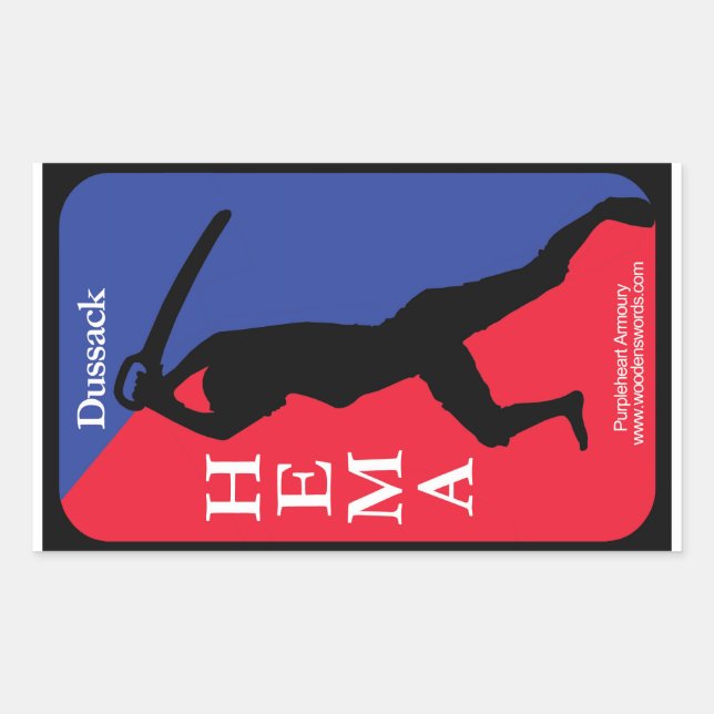 Dussack HEMA decal Sticker (Front)