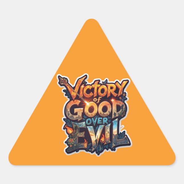 Dussehra 2025 Symbol of Triumph – Cutout Sticker  (Front)