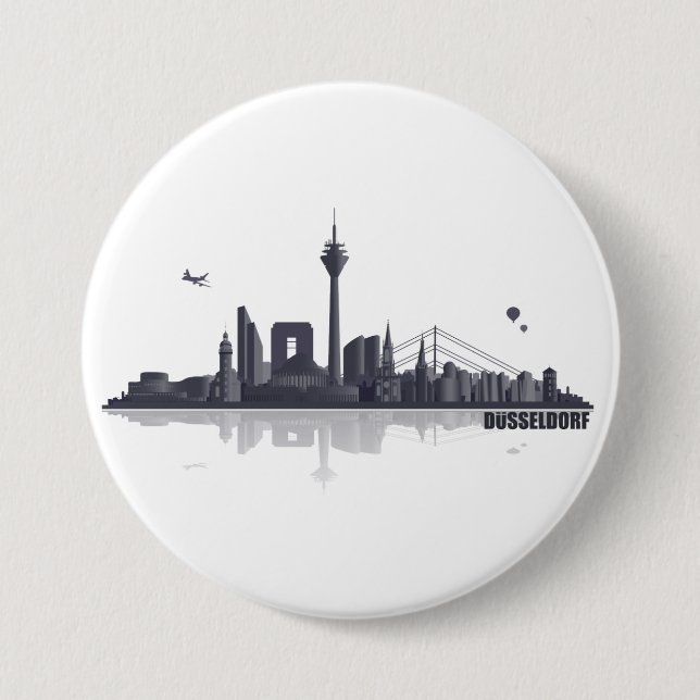 Düsseldorf Button / plug / pin (Front)