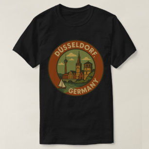 Düsseldorf Germany City Art T-Shirt