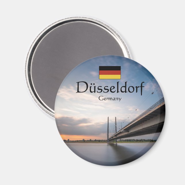 Dusseldorf Germany Magnet (Front/Back)