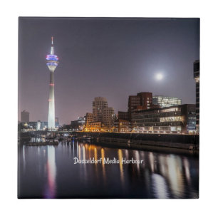 Dusseldorf, Media Harbour (labeled) Tile