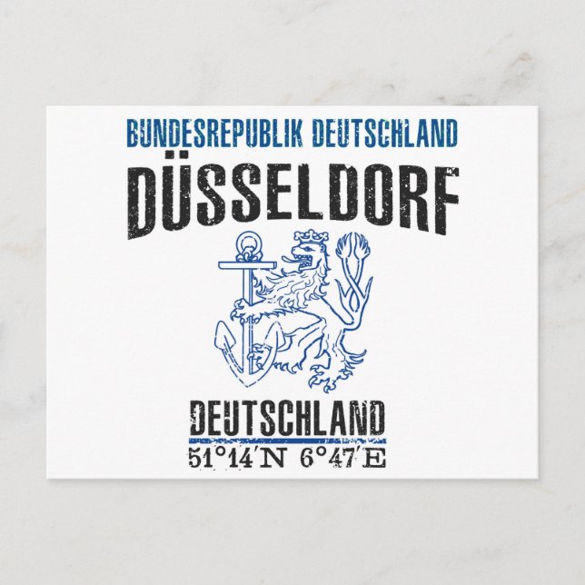 Düsseldorf Postcard (Front)