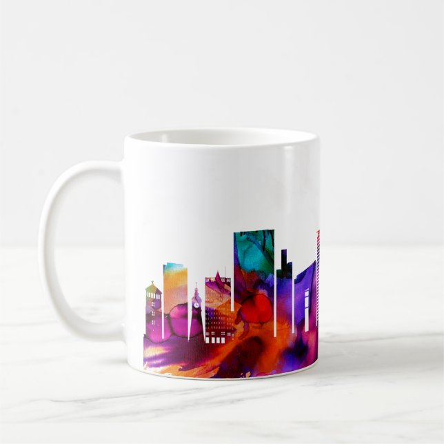 Dusseldorf Skyline Coffee Mug (Left)