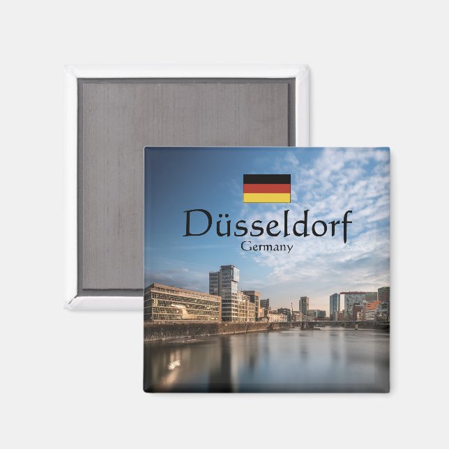 Dusseldorf Souvenir Magnet (Front/Back)