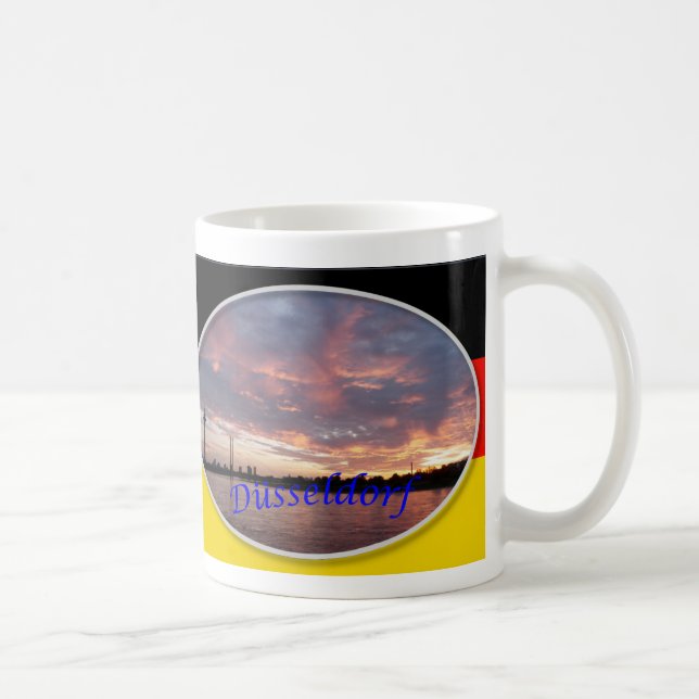 Dusseldorf Sunset Two Sided Mug (Right)