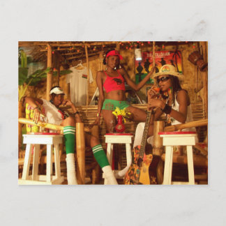 Dusstilldaan caraïbes reggegee bar carte postale