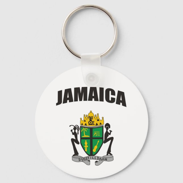 Dusstilldaan crest, Jamaica key chain (Front)