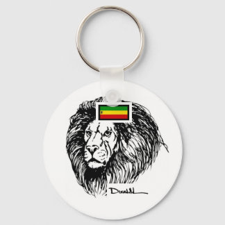 Dusstilldaan rasta lion key chain
